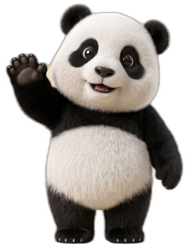 Panda Asgar menyapa pembelajar Mandarin pemula